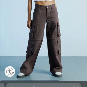 Pacsun 90s Baggy Cargo Zip off Shorts